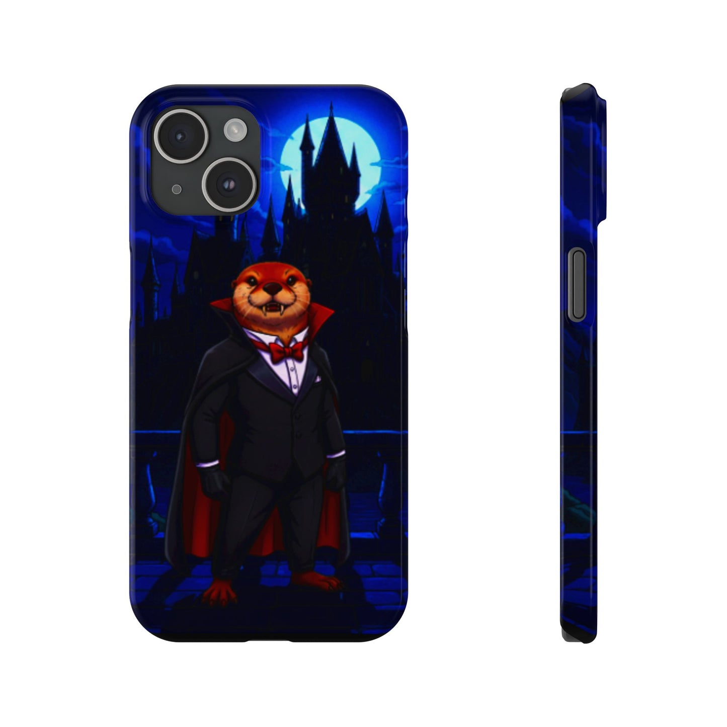 Halloween Agent Quacks Series Slim Phone Cases - Vampire Gearshift Design