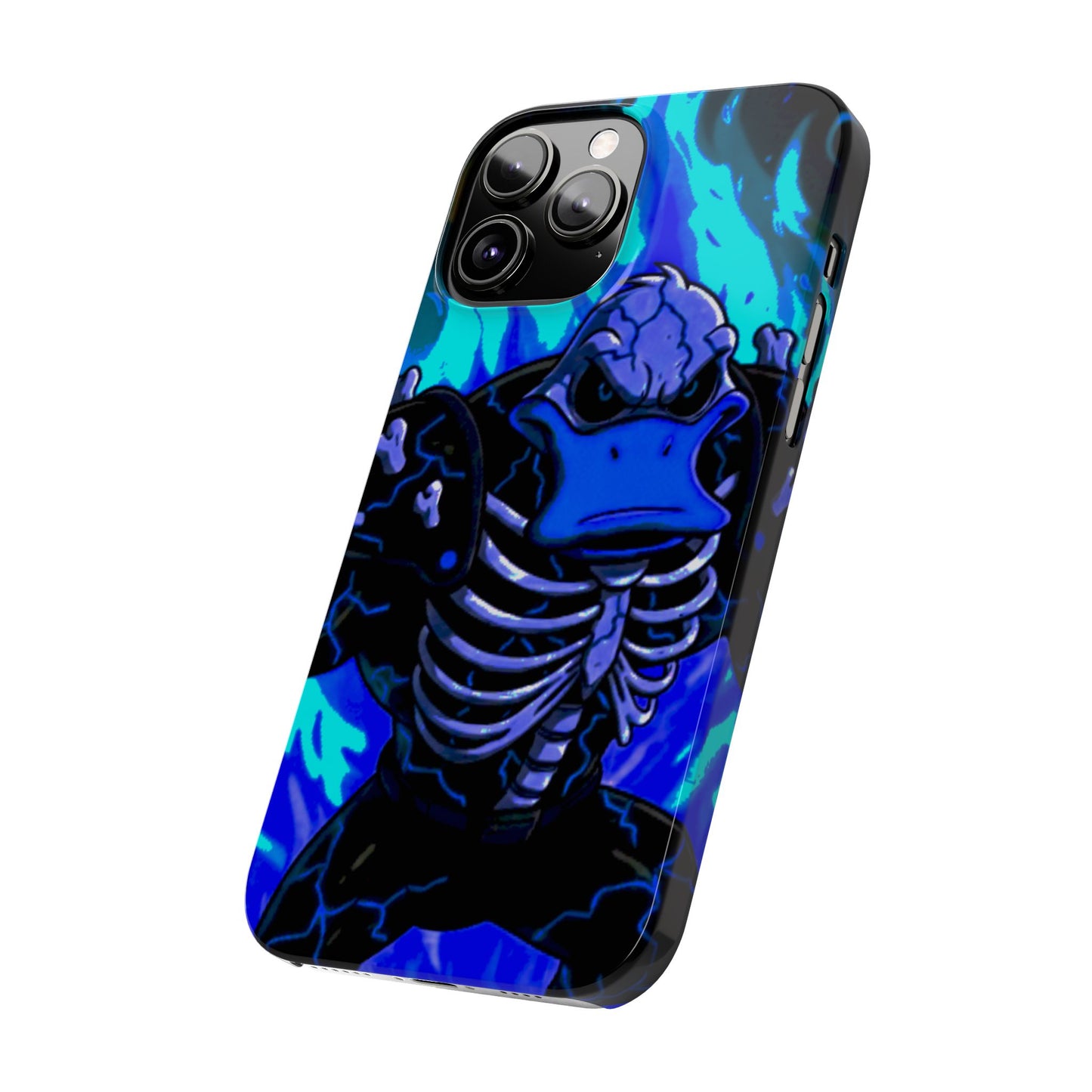 Halloween Agent Quacks Series Slim Phone Cases - Skeleton Quacks Design