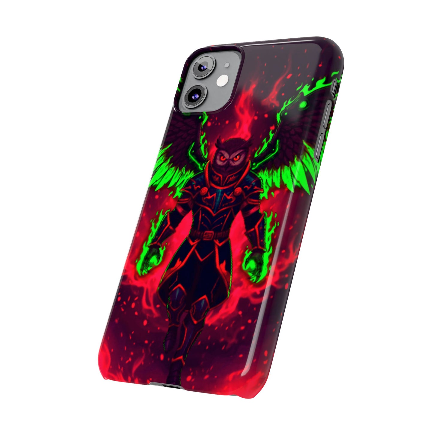 Halloween Agent Quacks Series Slim Phone Cases - Fiery General Onyx Design