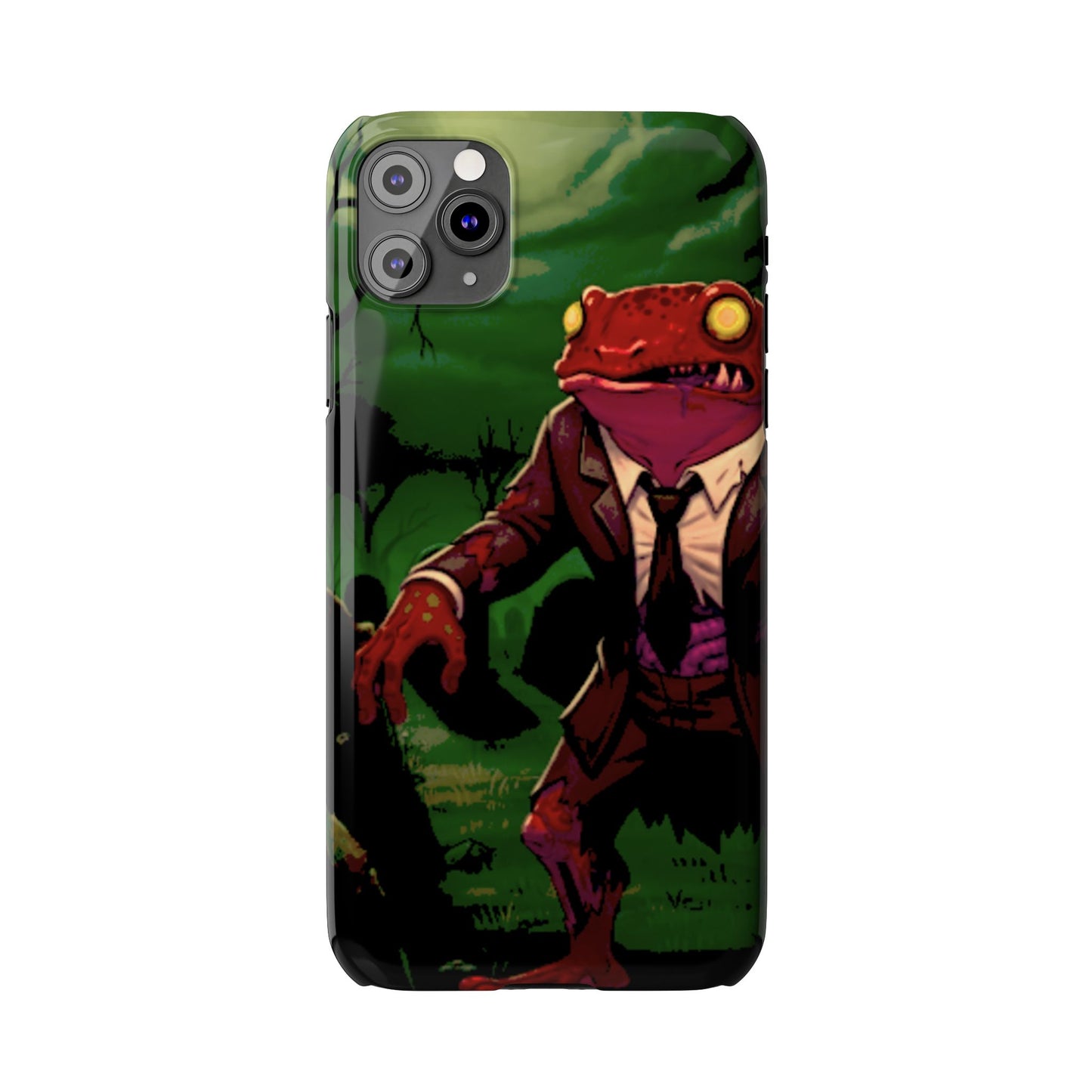 Halloween Agent Quacks Series Slim Phone Cases - Zombie Goro Design