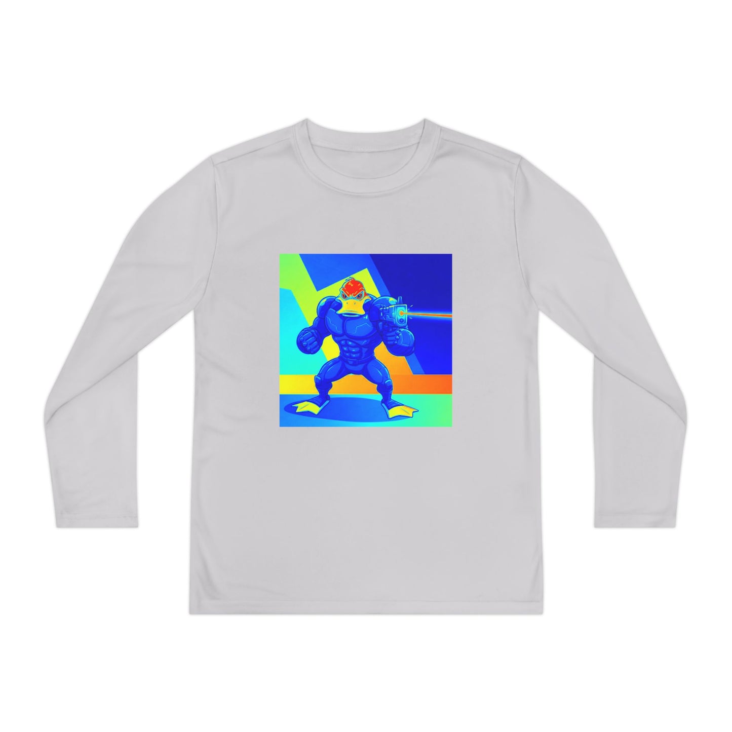 Agent Quacks Series Youth Long Sleeve Competitor Tee - Quacks Design