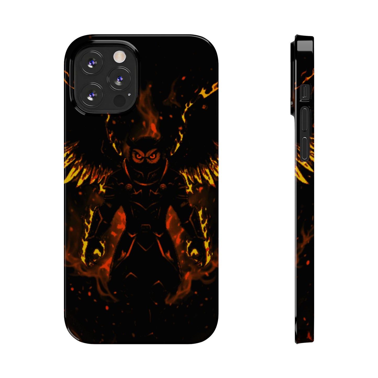 Halloween Agent Quacks Series Slim Phone Cases - Fiery General Onyx Design