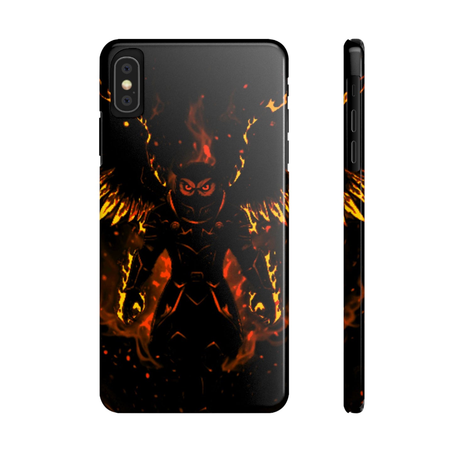 Halloween Agent Quacks Series Slim Phone Cases - Fiery General Onyx Design