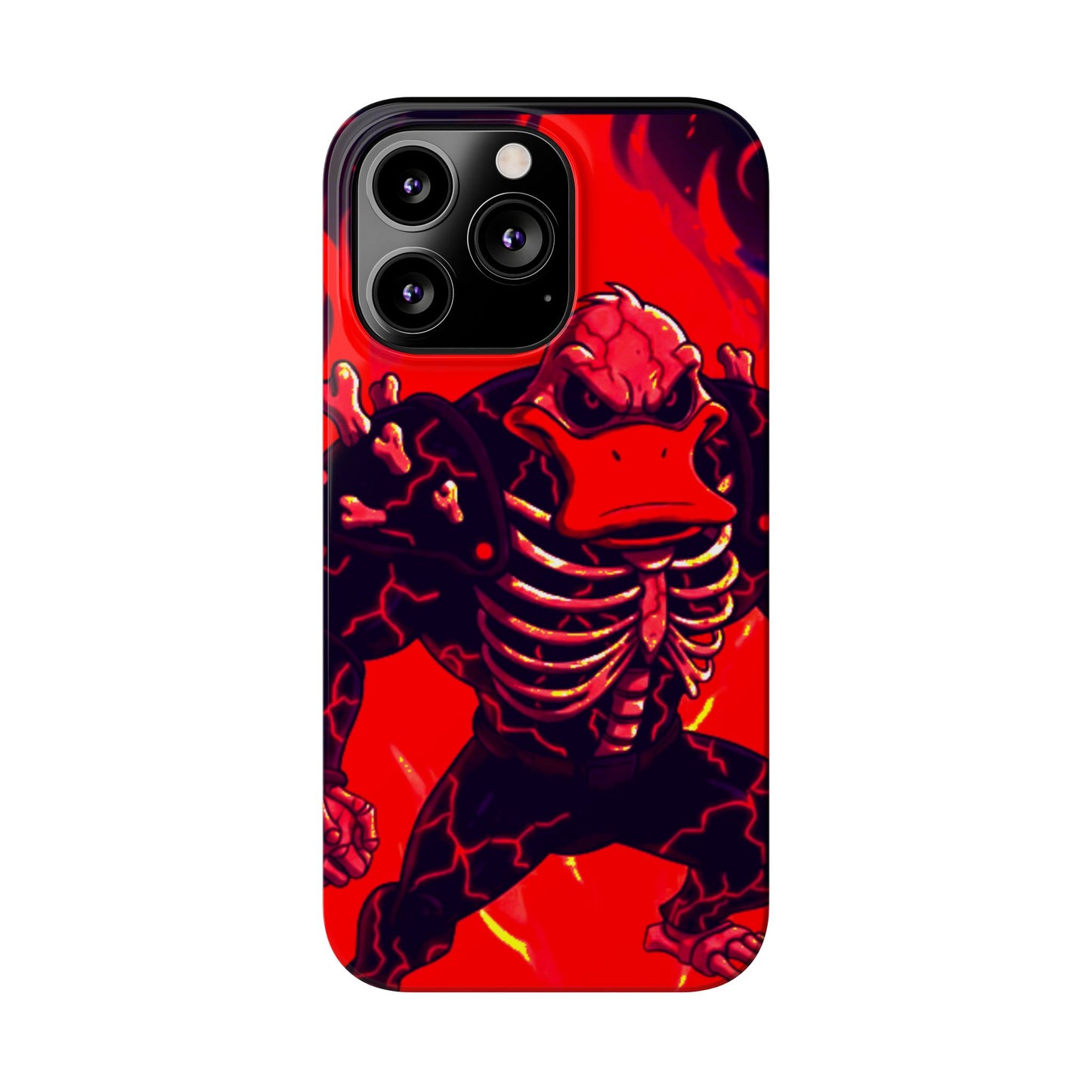 Halloween Agent Quacks Series Slim Phone Cases - Skeleton Quacks Design