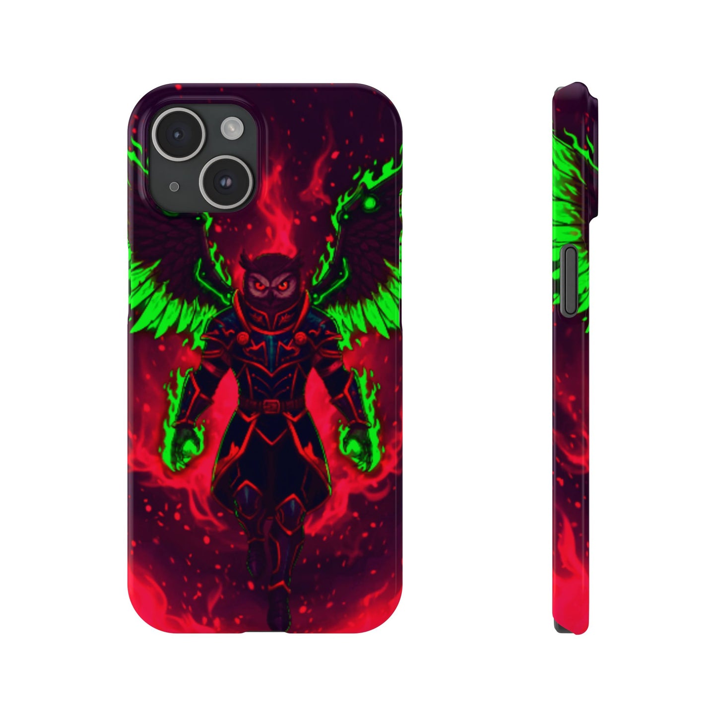 Halloween Agent Quacks Series Slim Phone Cases - Fiery General Onyx Design