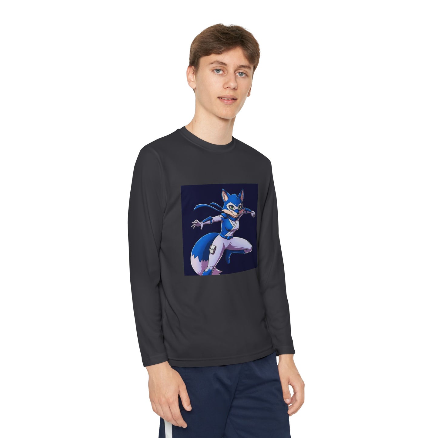 Agent Quacks Series Youth Long Sleeve Competitor Tee - Vixx Design