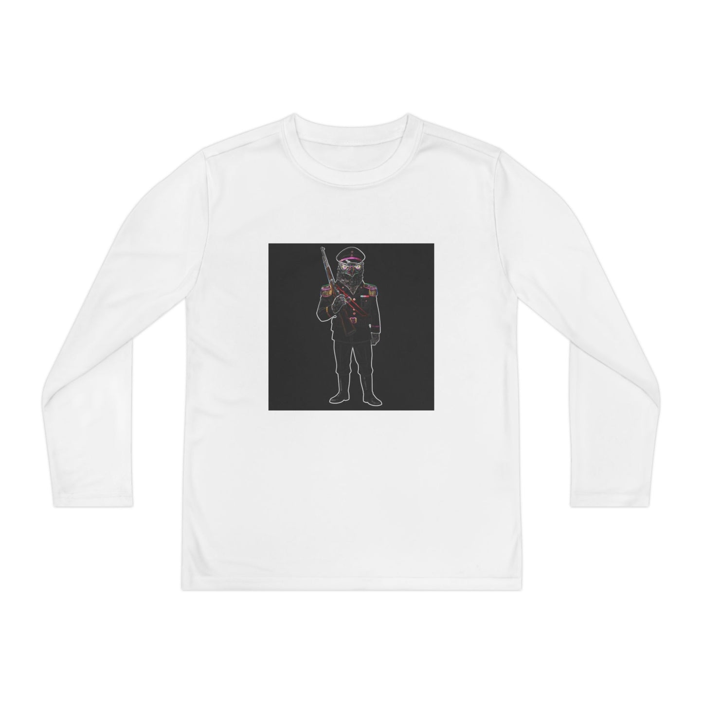 Agent Quacks Series Youth Long Sleeve Competitor Tee - General Talon Design