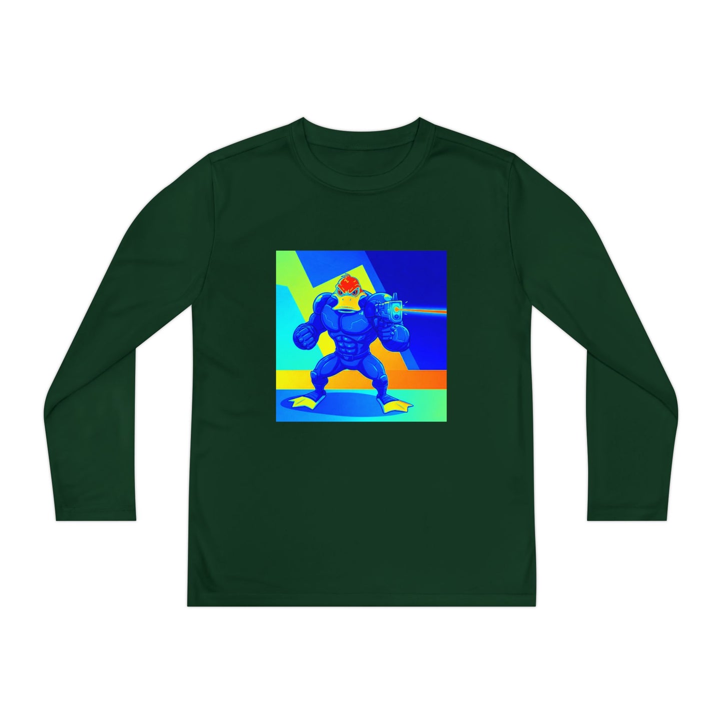 Agent Quacks Series Youth Long Sleeve Competitor Tee - Quacks Design