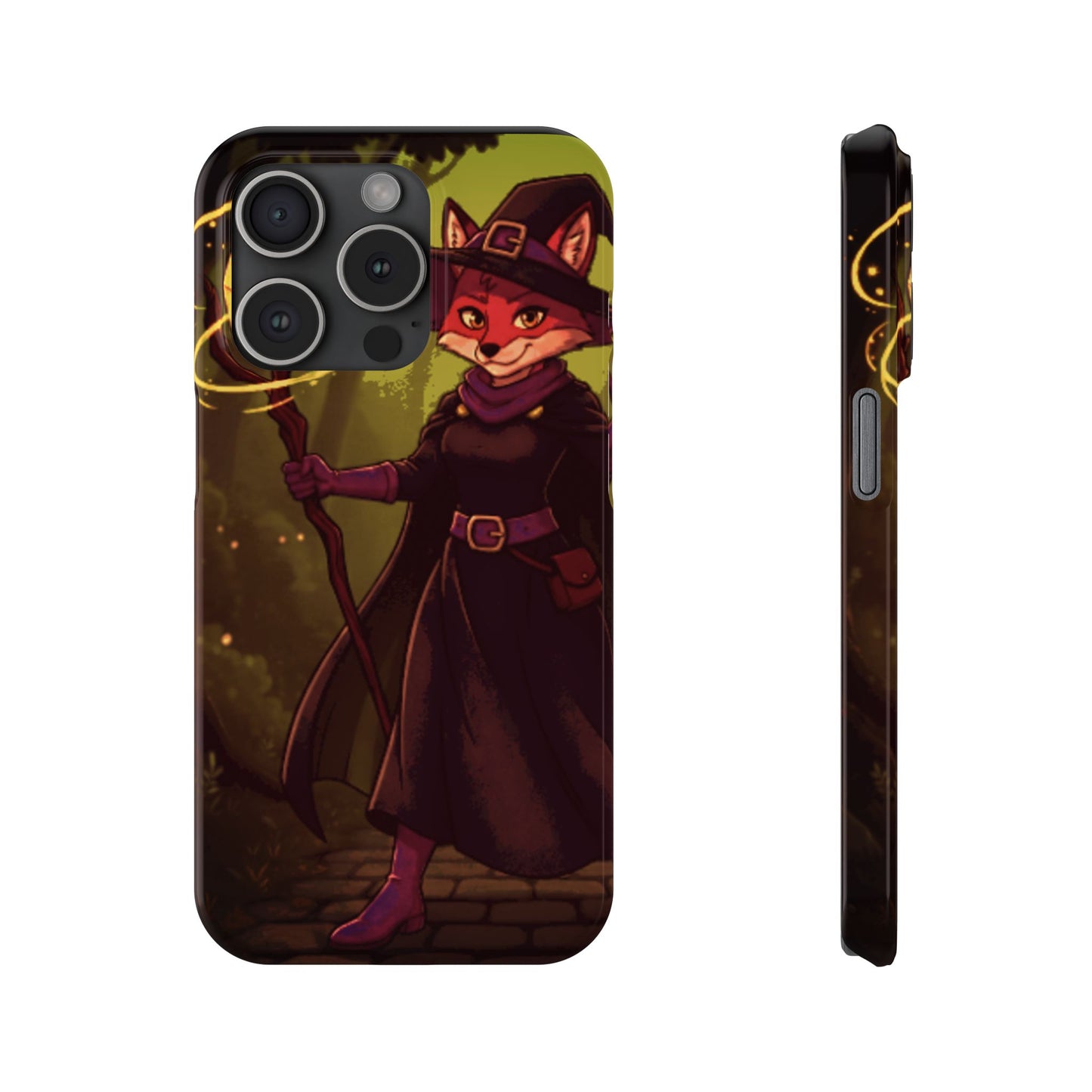 Halloween Agent Quacks Series Slim Phone Cases - Witch Vixx Design