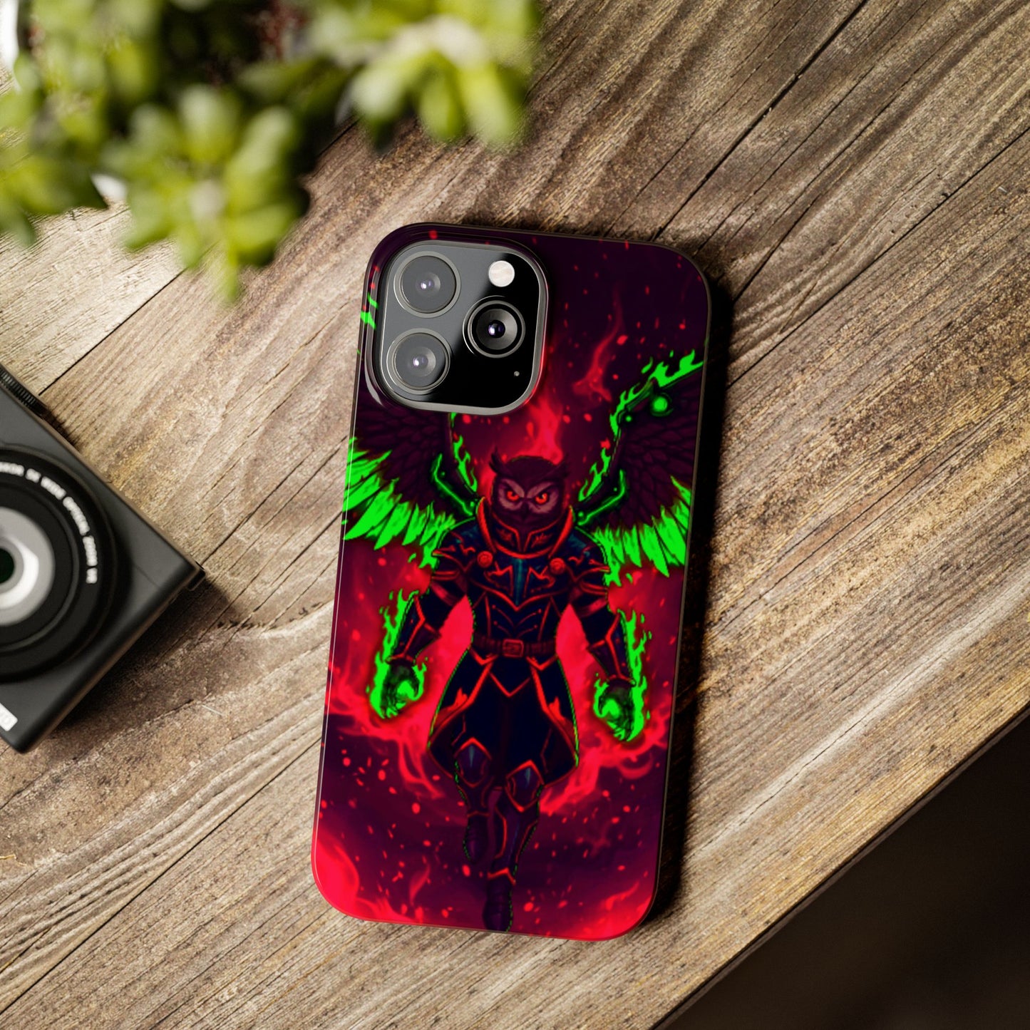 Halloween Agent Quacks Series Slim Phone Cases - Fiery General Onyx Design