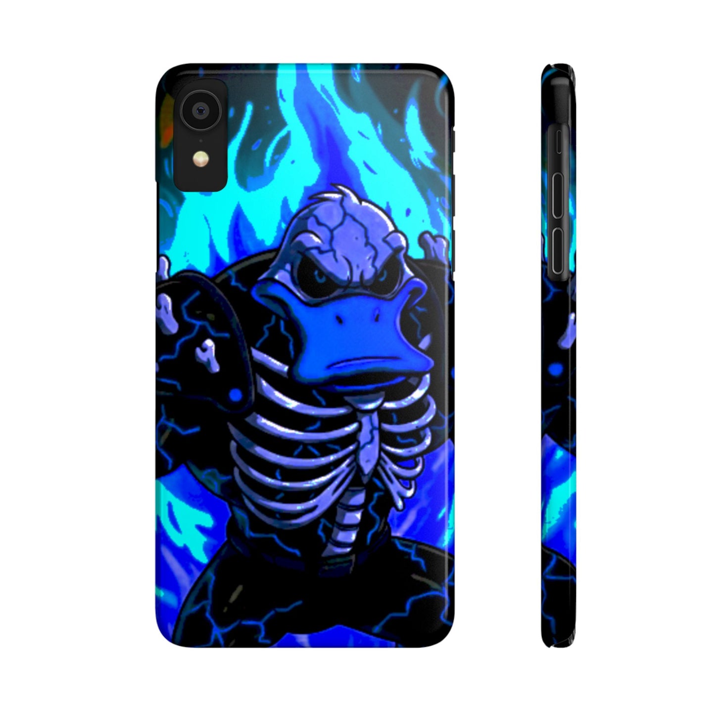 Halloween Agent Quacks Series Slim Phone Cases - Skeleton Quacks Design