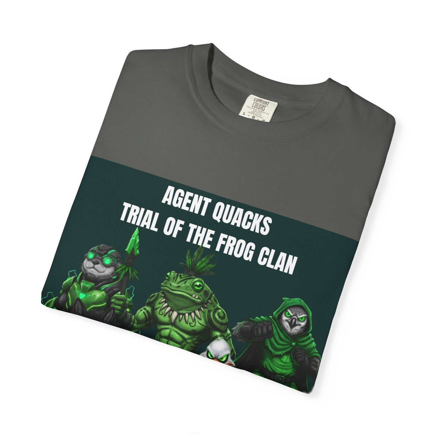 Agent Quacks – The Trial of the Frog Clan | Unisex Garment-Dyed T-Shirt