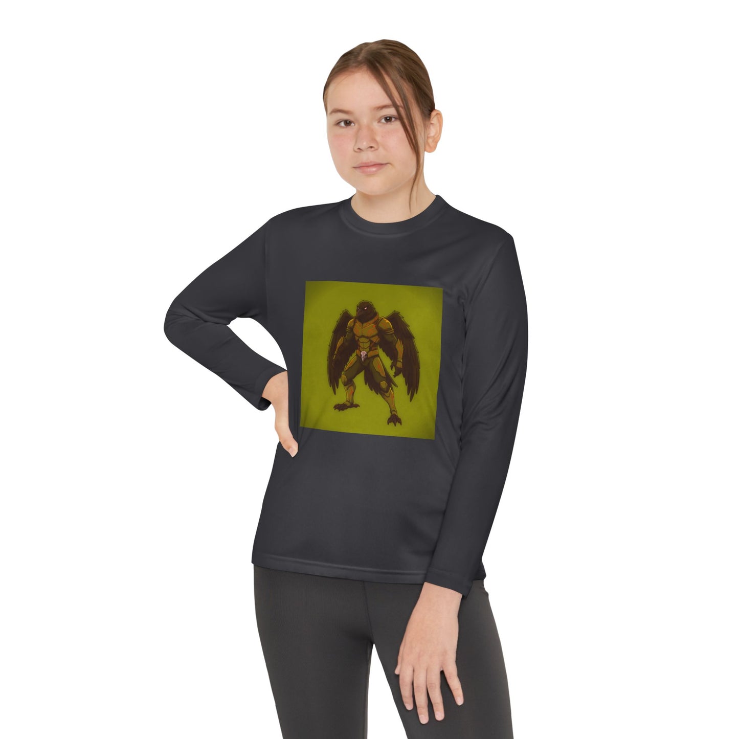 Agent Quacks Series Youth Long Sleeve Competitor Tee - Nightclaw Design