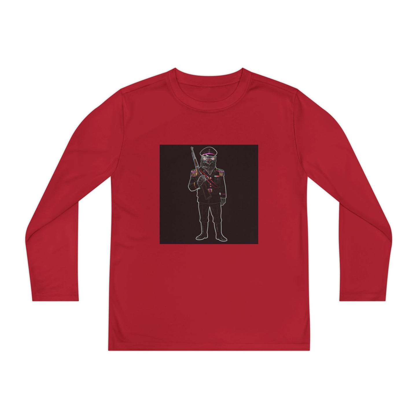 Agent Quacks Series Youth Long Sleeve Competitor Tee - General Talon Design