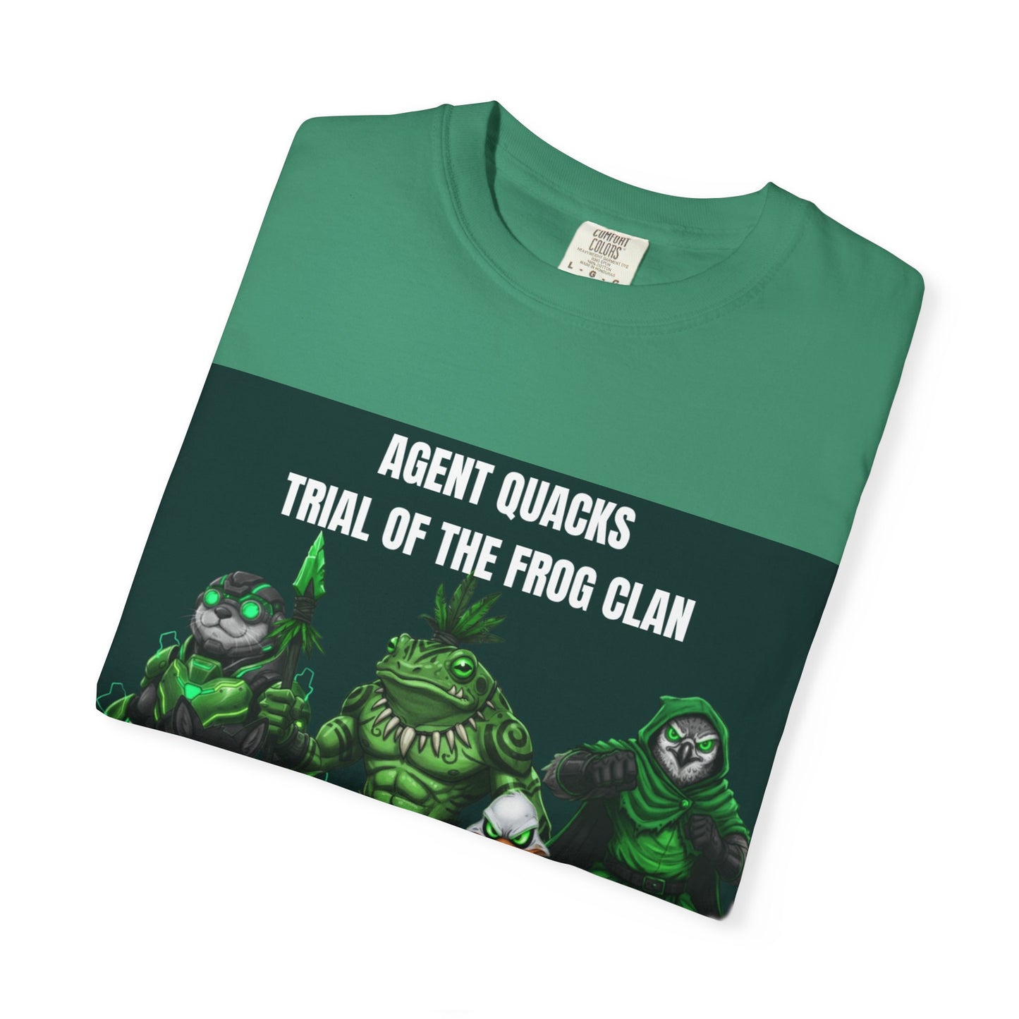 Agent Quacks – The Trial of the Frog Clan | Unisex Garment-Dyed T-Shirt