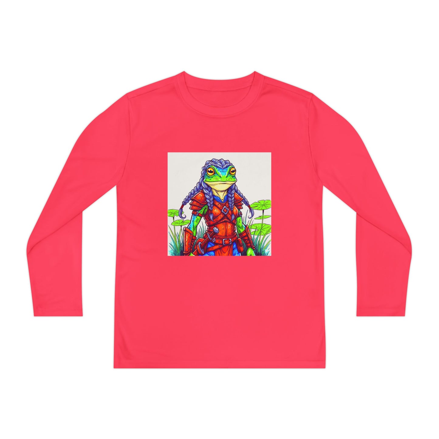 Agent Quacks Series Youth Long Sleeve Competitor Tee - Sarella Design