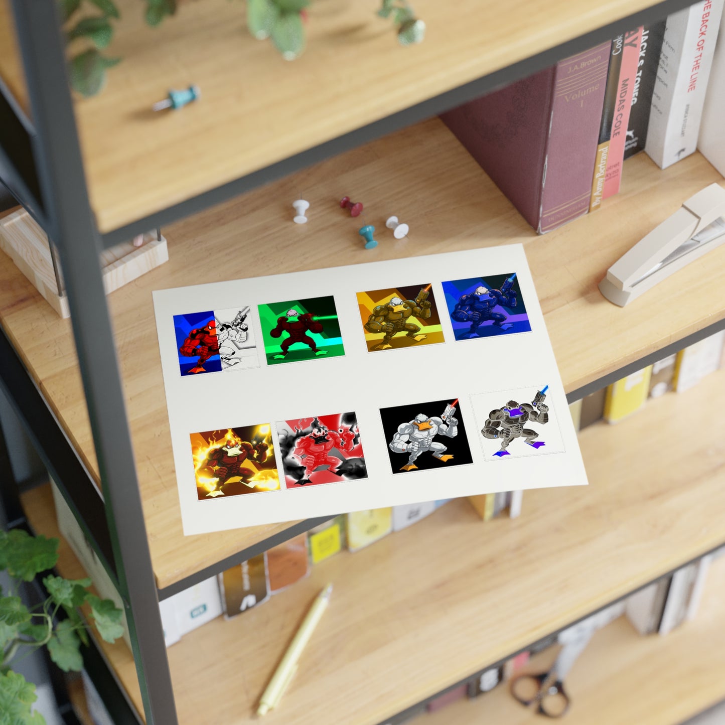 Agent Quacks Series Sticker Sheets - Quacks Design
