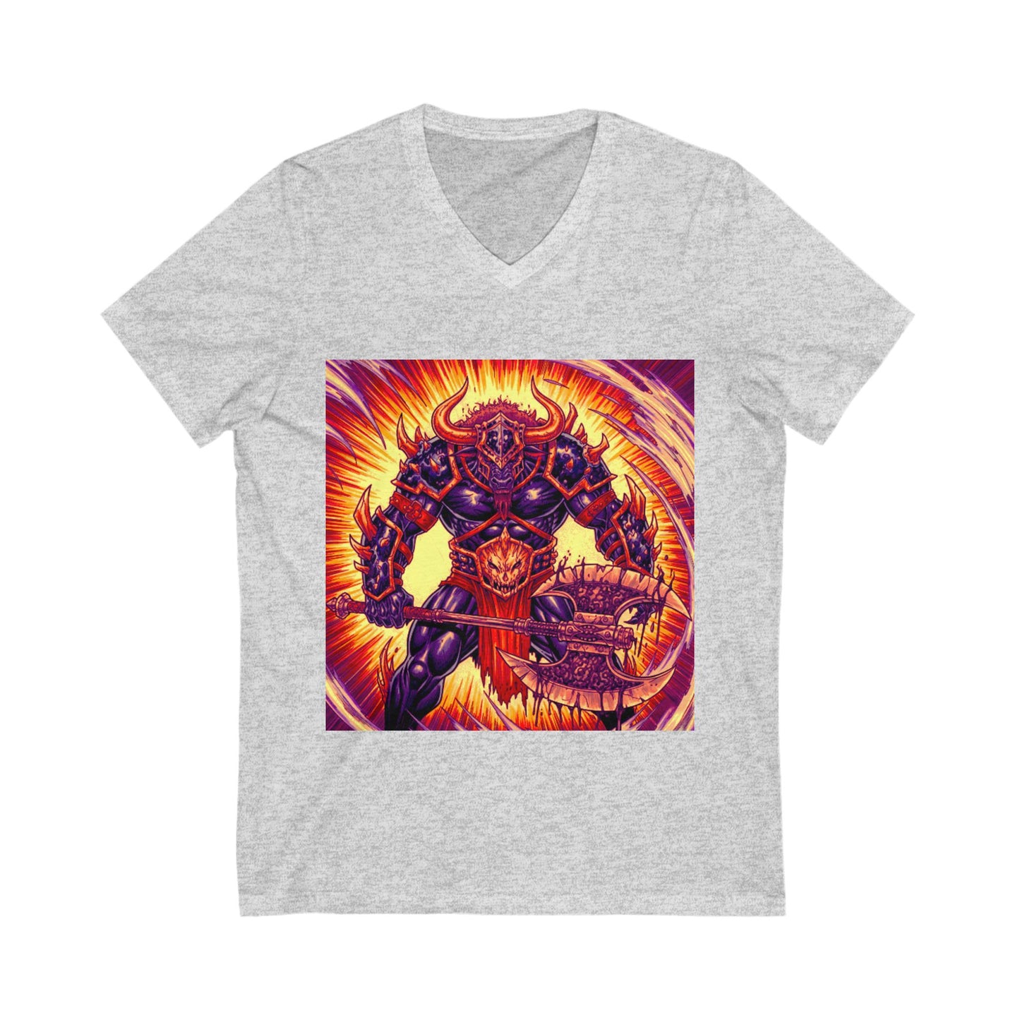 Agent Quacks Series Unisex Jersey Short Sleeve V-Neck Tee - Gravok Design