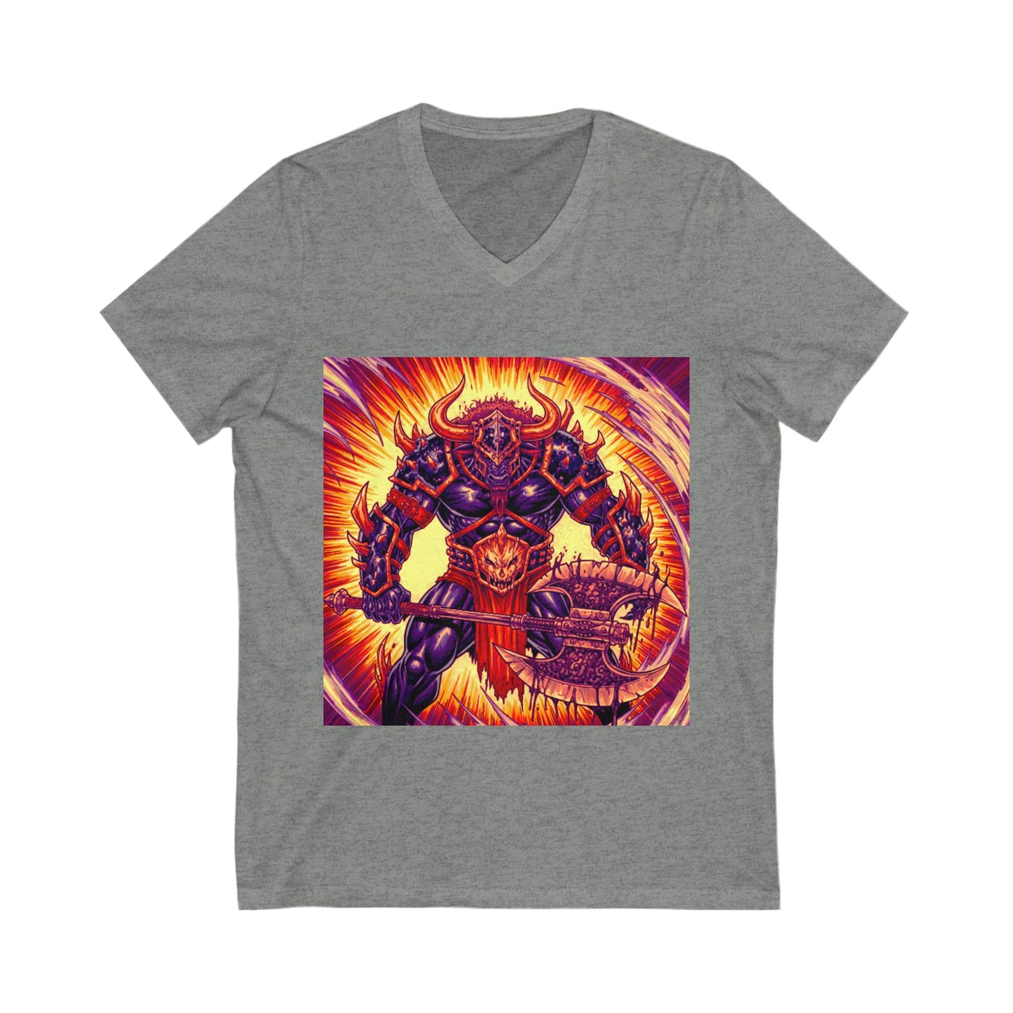 Agent Quacks Series Unisex Jersey Short Sleeve V-Neck Tee - Gravok Design