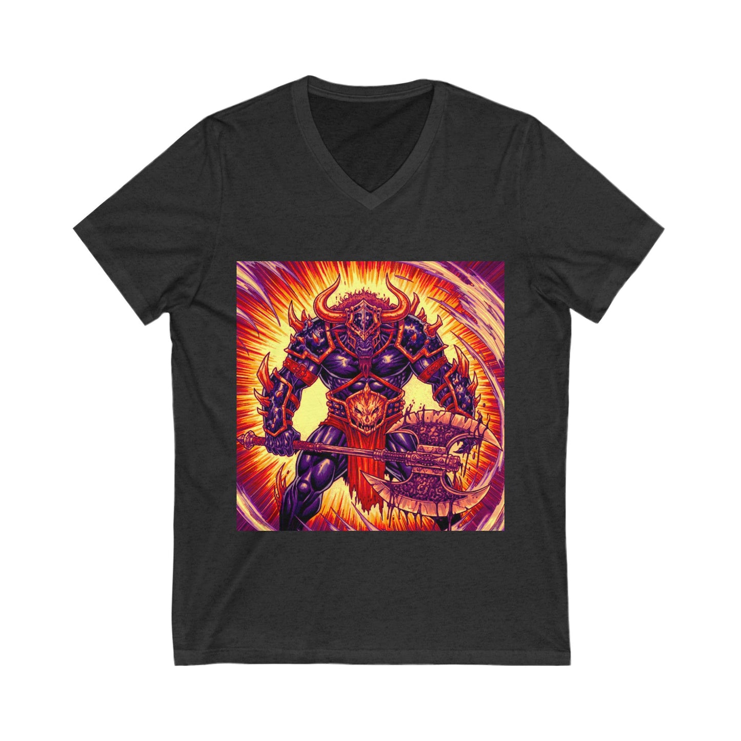 Agent Quacks Series Unisex Jersey Short Sleeve V-Neck Tee - Gravok Design