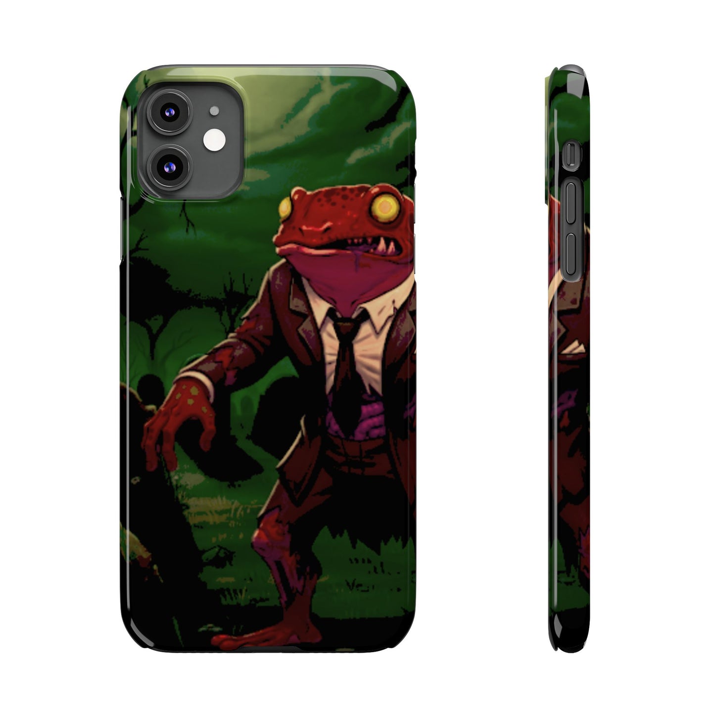 Halloween Agent Quacks Series Slim Phone Cases - Zombie Goro Design