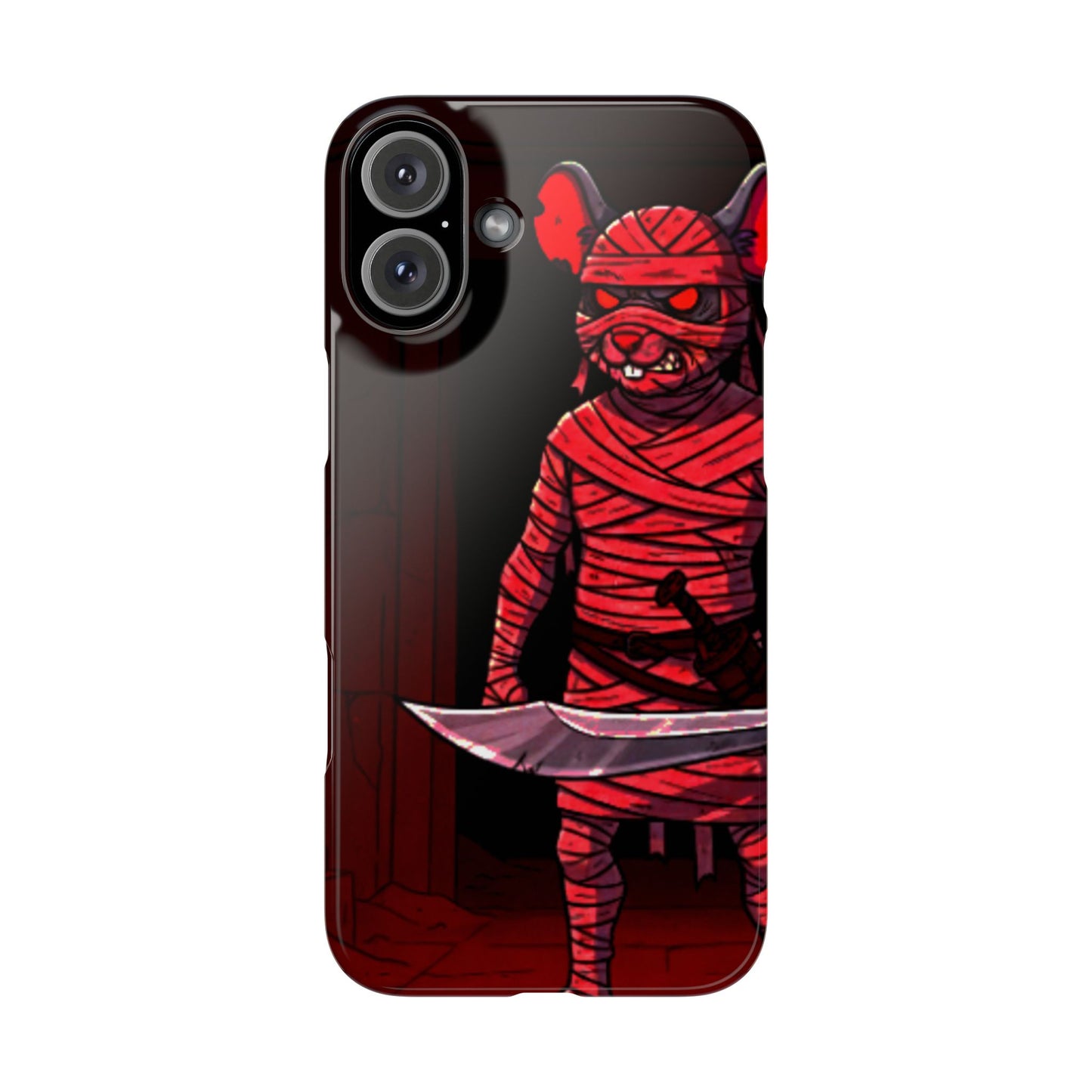Halloween Agent Quacks Series Slim Phone Cases - Mummy Dr Murn Design