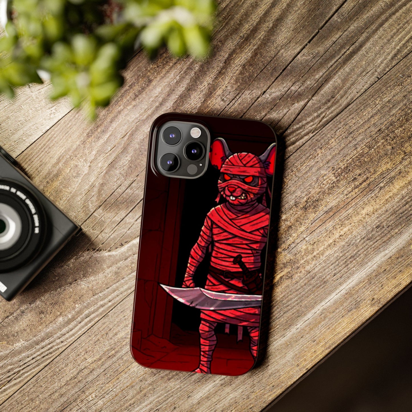 Halloween Agent Quacks Series Slim Phone Cases - Mummy Dr Murn Design