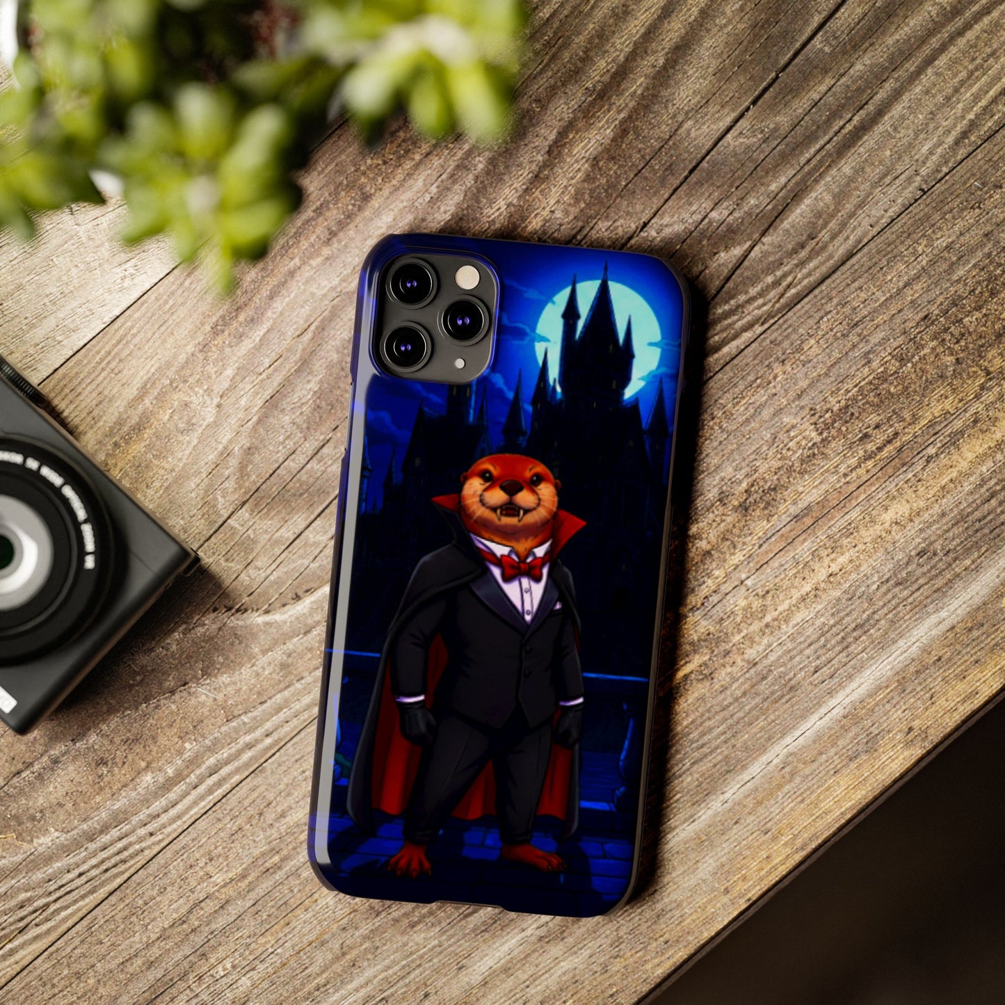 Halloween Agent Quacks Series Slim Phone Cases - Vampire Gearshift Design