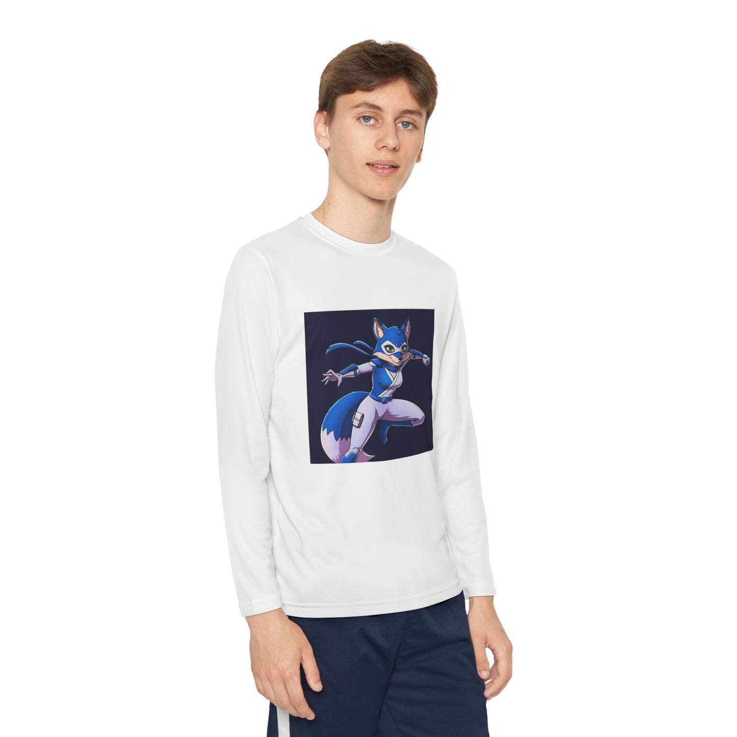 Agent Quacks Series Youth Long Sleeve Competitor Tee - Vixx Design