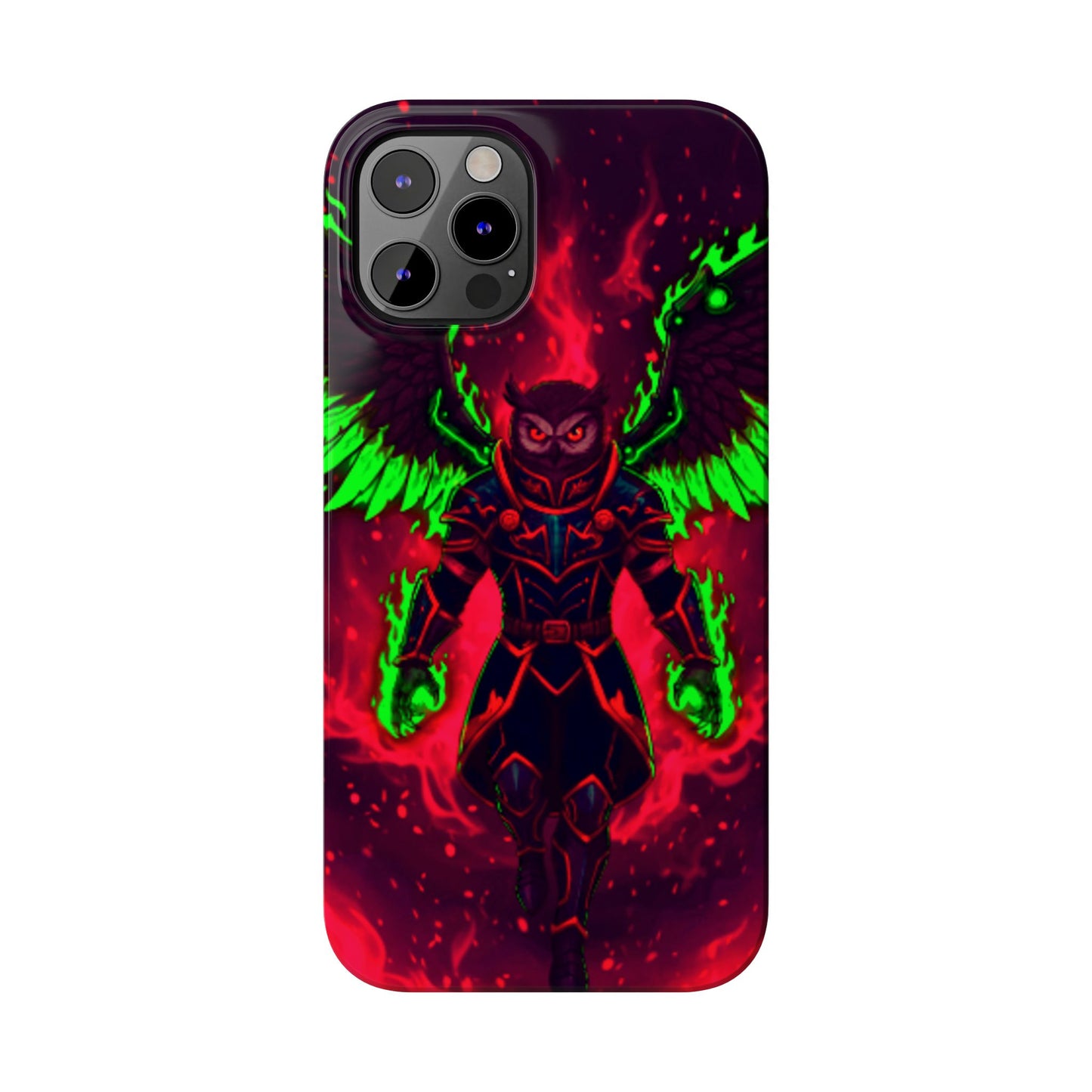 Halloween Agent Quacks Series Slim Phone Cases - Fiery General Onyx Design