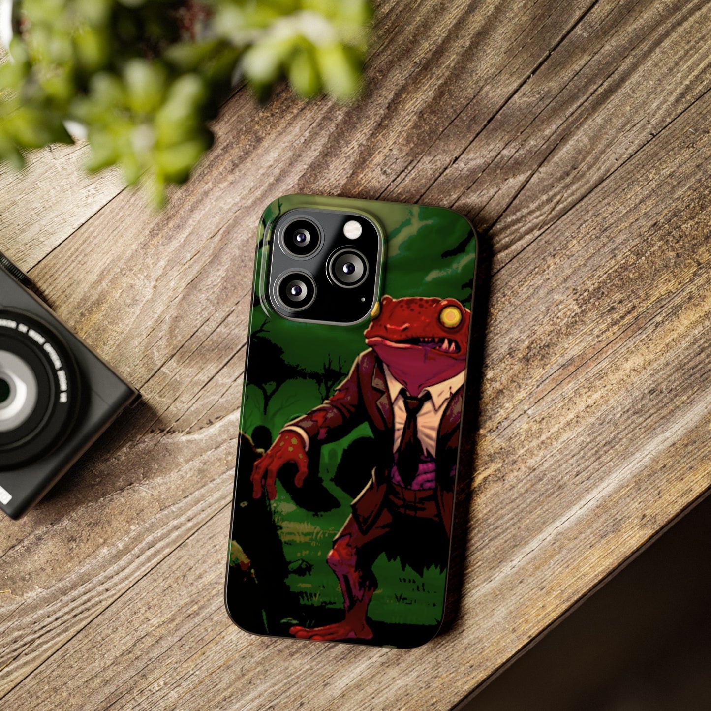 Halloween Agent Quacks Series Slim Phone Cases - Zombie Goro Design