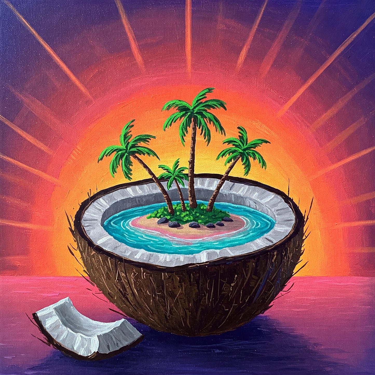 Coconut Paradise Collection of 100