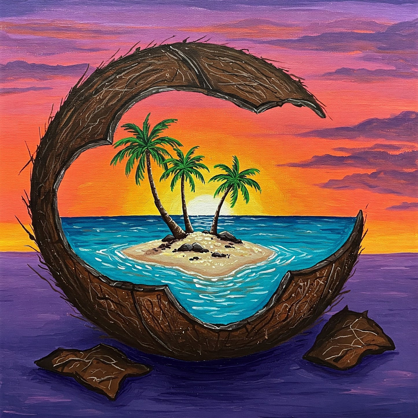 Coconut Paradise Collection of 100