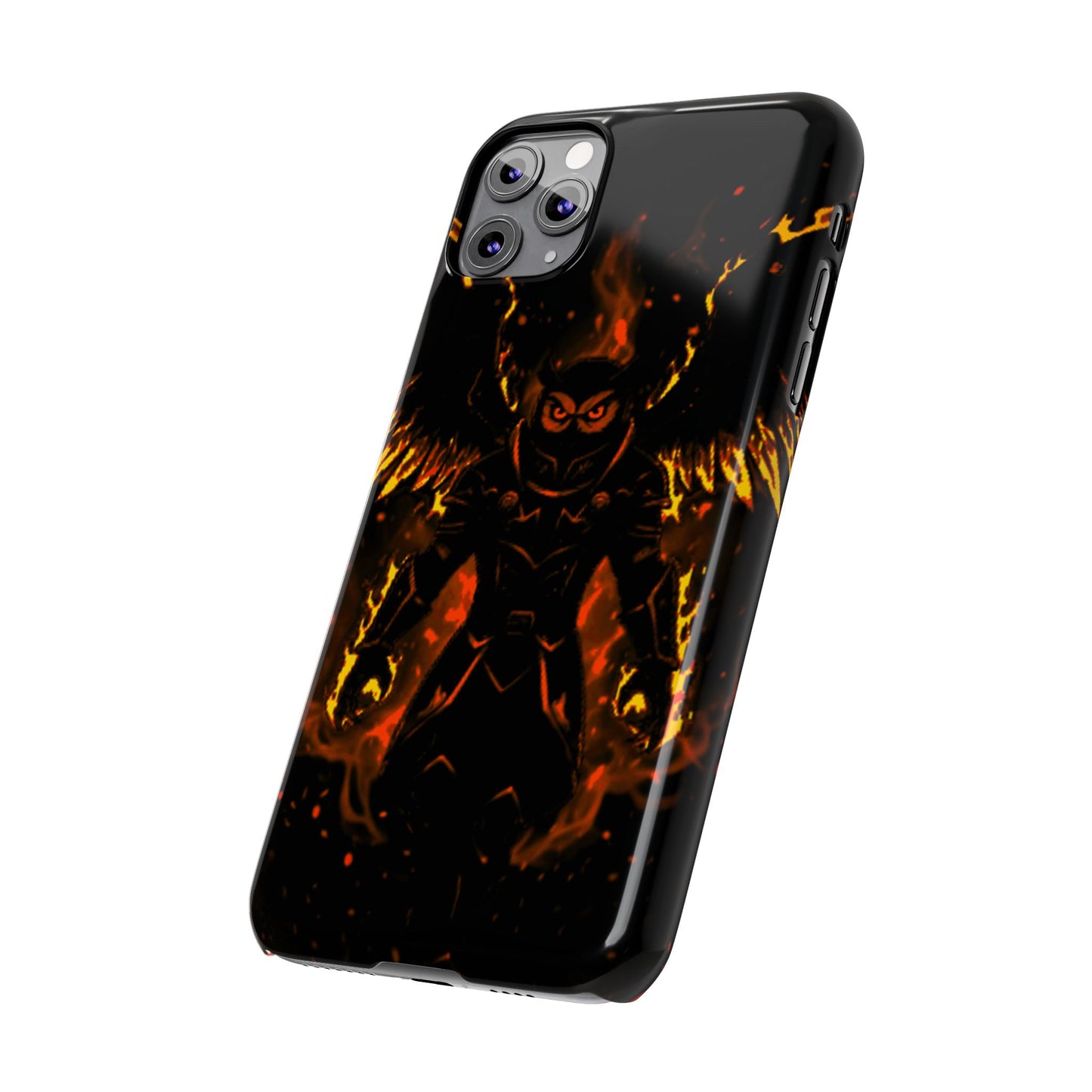 Halloween Agent Quacks Series Slim Phone Cases - Fiery General Onyx Design