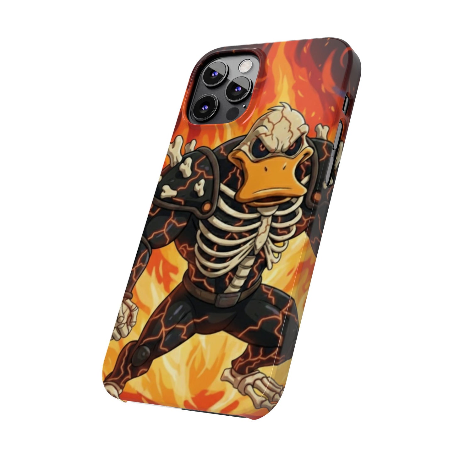 Halloween Agent Quacks Series Slim Phone Cases - Skeleton Quacks Design