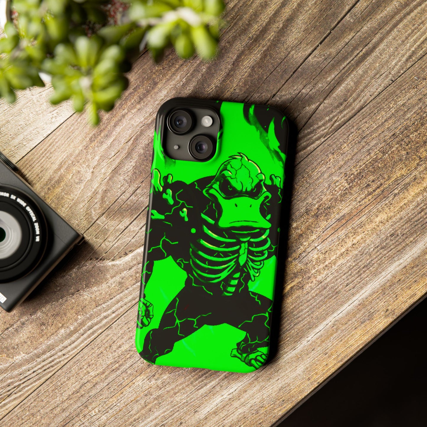 Halloween Agent Quacks Series Slim Phone Cases - Skeleton Quacks Design