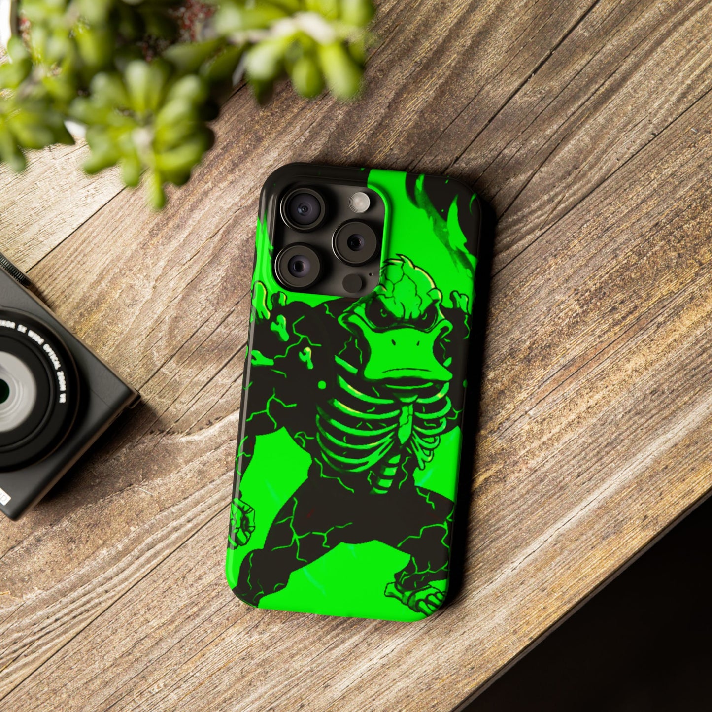 Halloween Agent Quacks Series Slim Phone Cases - Skeleton Quacks Design