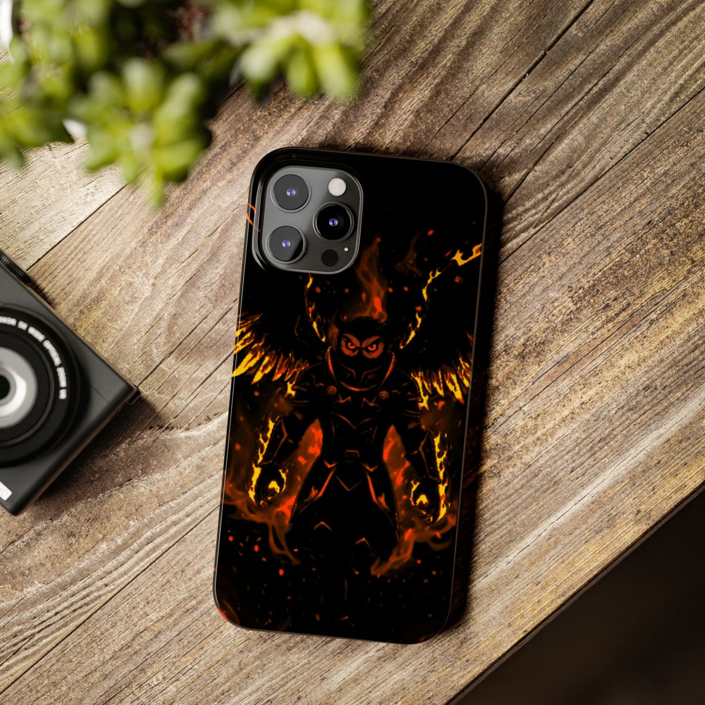 Halloween Agent Quacks Series Slim Phone Cases - Fiery General Onyx Design