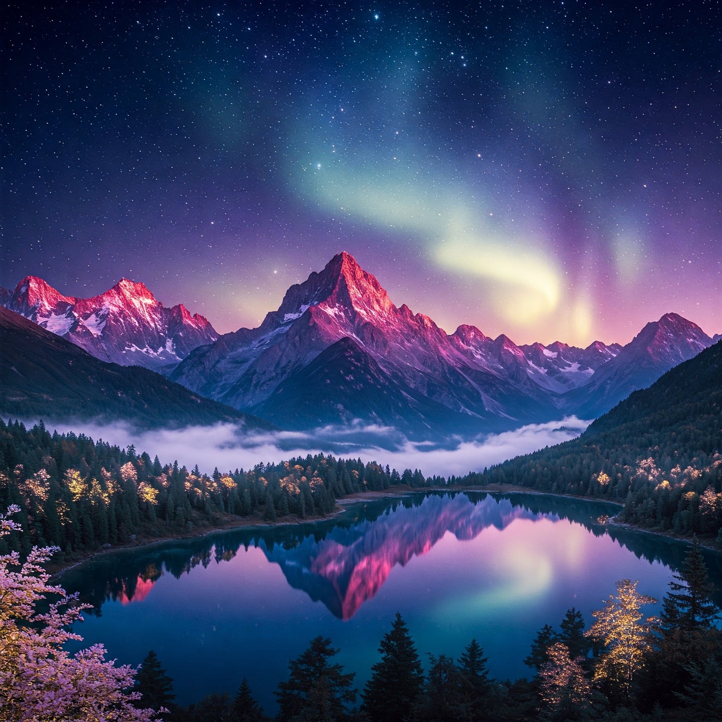 Northern Lights Landscapes Collection of 100