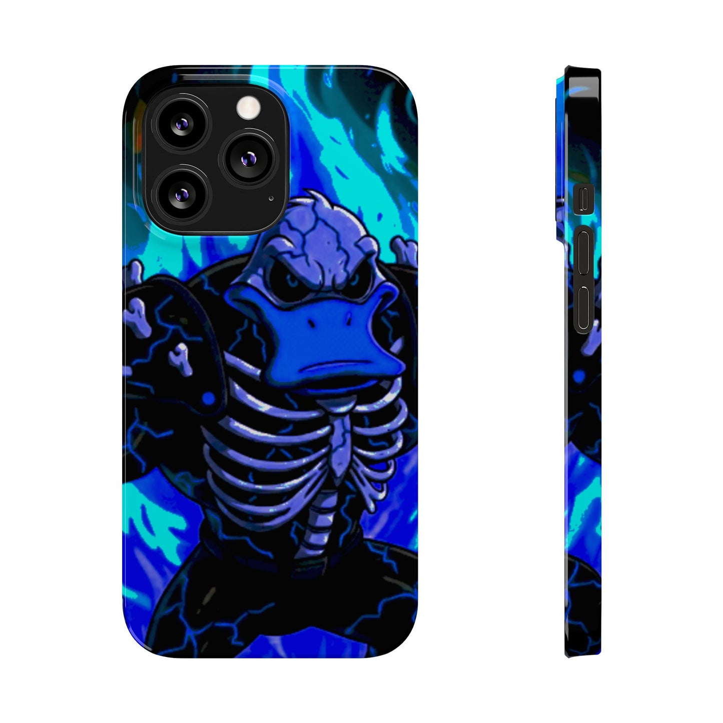 Halloween Agent Quacks Series Slim Phone Cases - Skeleton Quacks Design