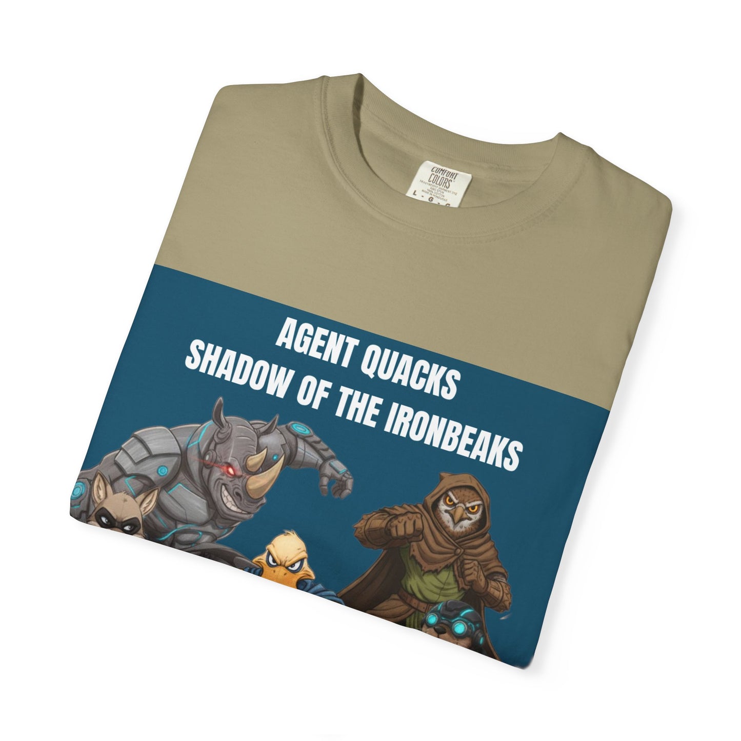 Agent Quacks – Shadow of the Iron Beaks | Unisex Garment-Dyed T-Shirt