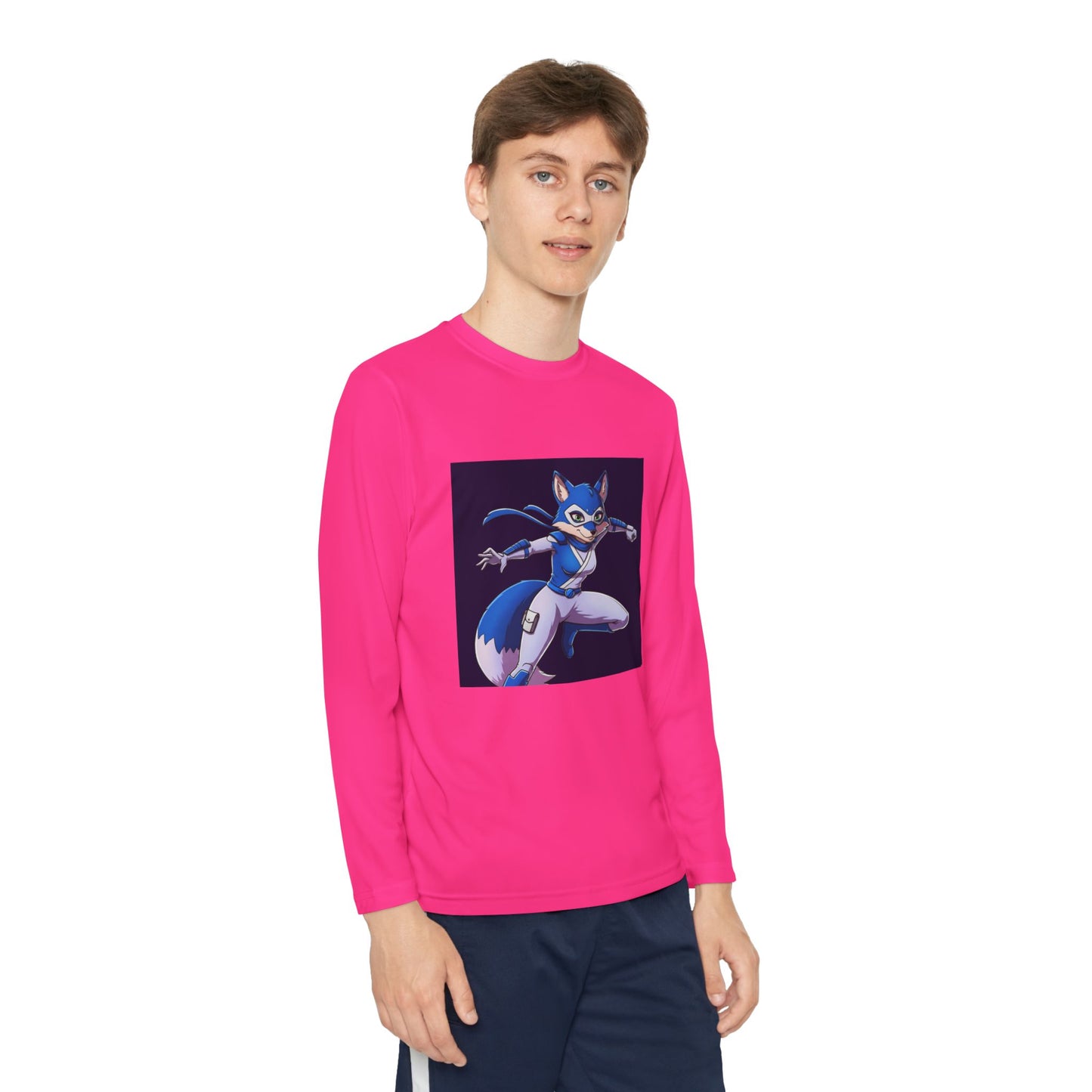 Agent Quacks Series Youth Long Sleeve Competitor Tee - Vixx Design