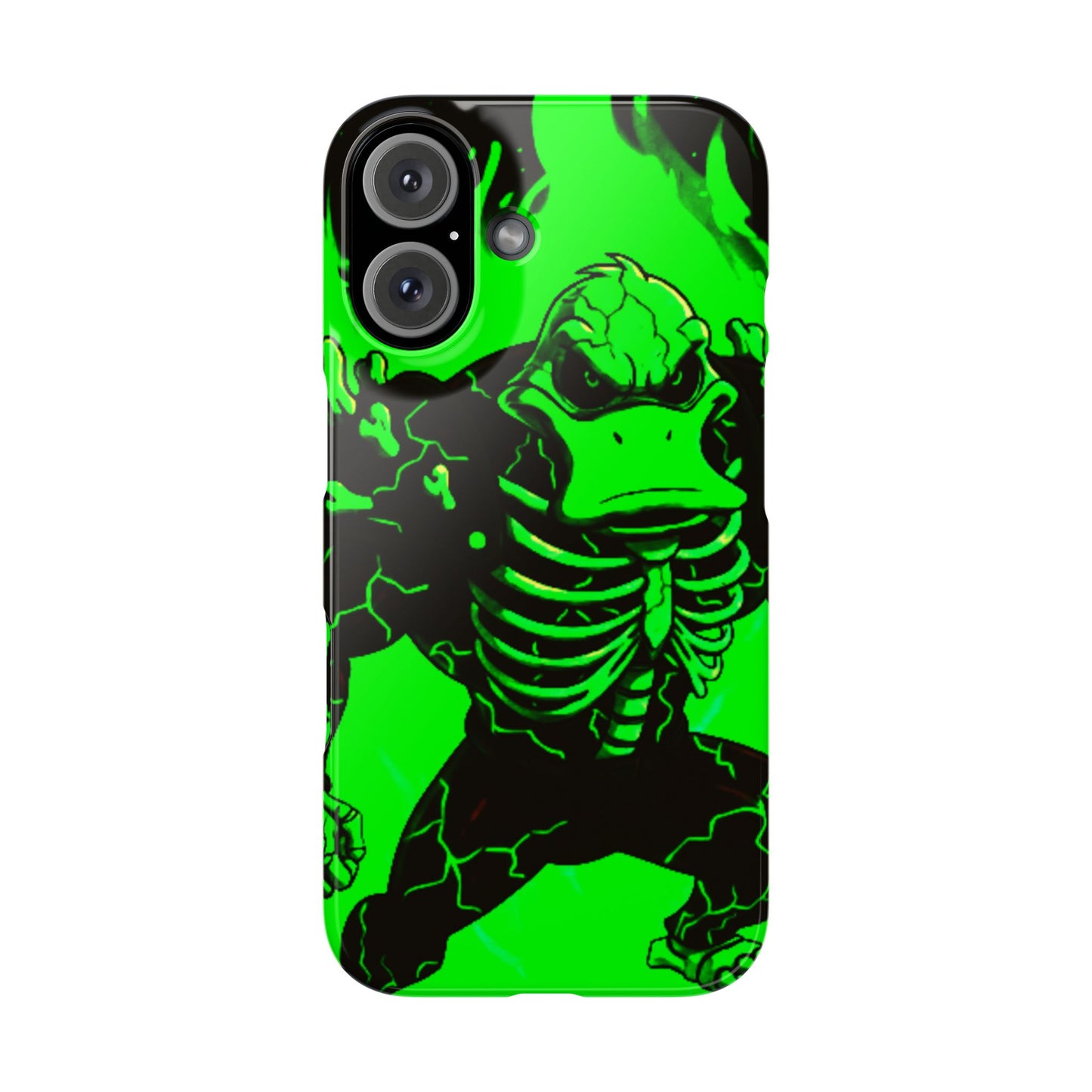 Halloween Agent Quacks Series Slim Phone Cases - Skeleton Quacks Design
