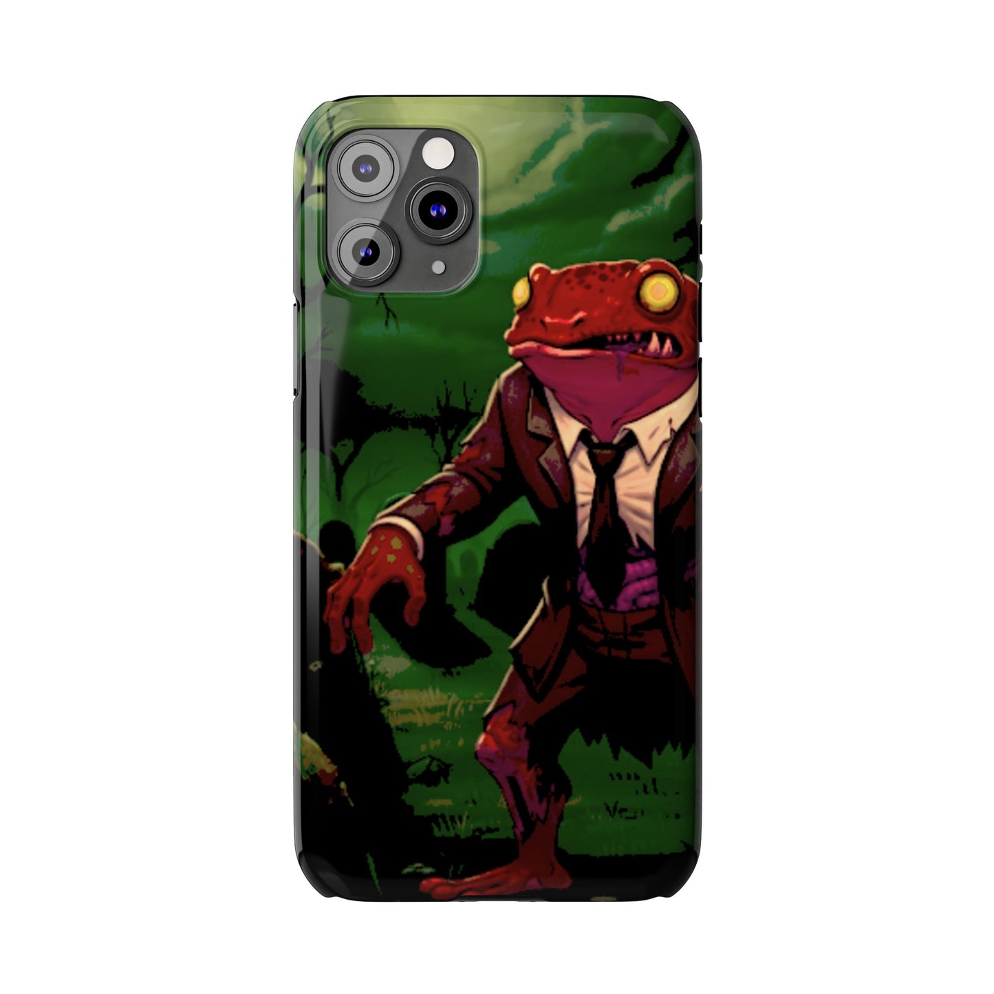 Halloween Agent Quacks Series Slim Phone Cases - Zombie Goro Design