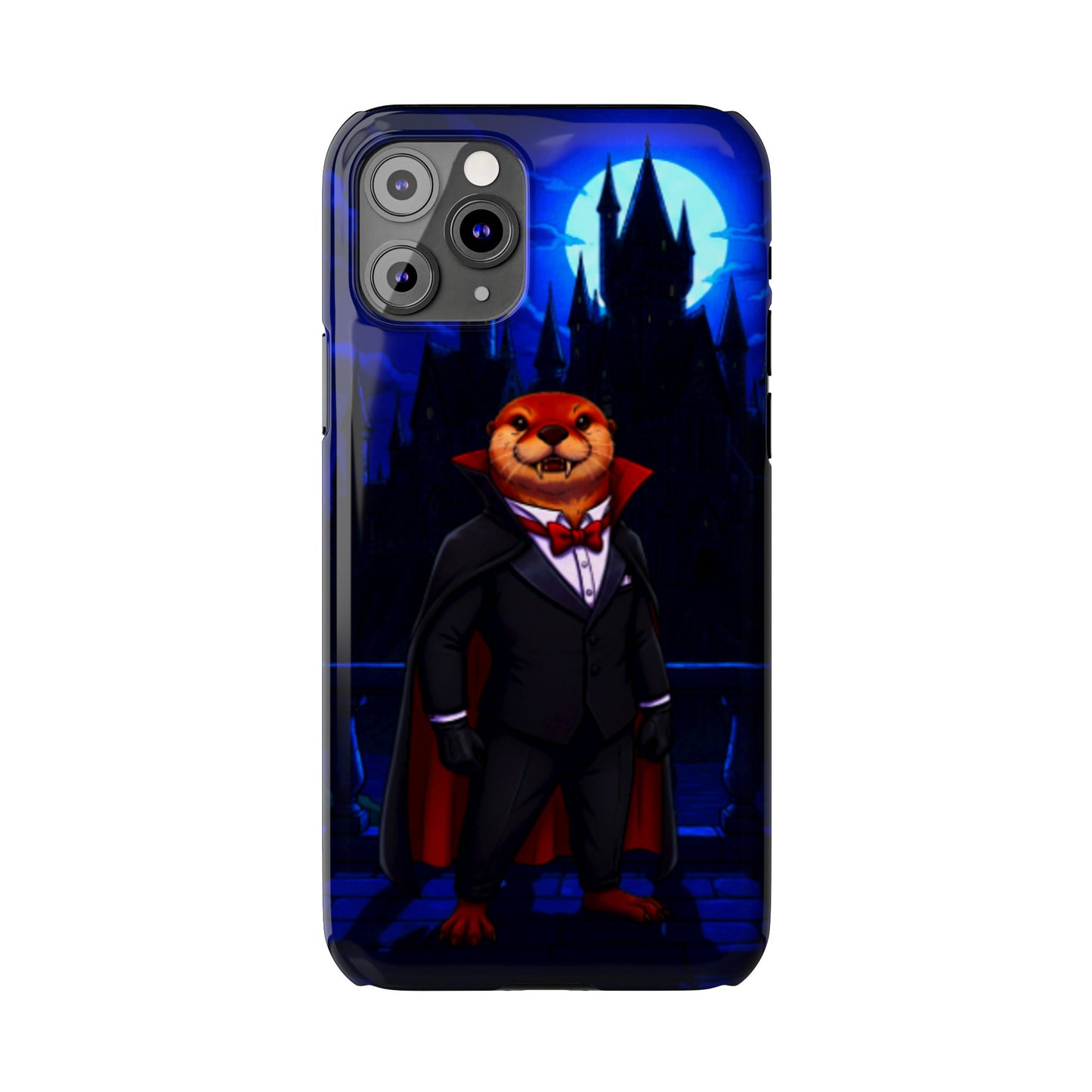 Halloween Agent Quacks Series Slim Phone Cases - Vampire Gearshift Design