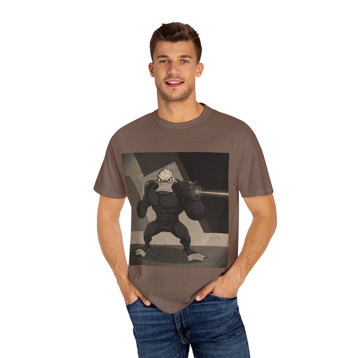 Agent Quacks Series Unisex T-shirt - B/W Quacks Design