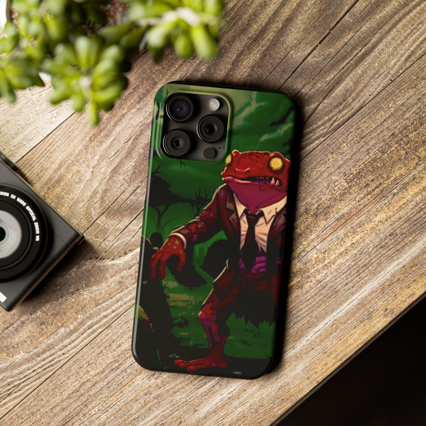 Halloween Agent Quacks Series Slim Phone Cases - Zombie Goro Design