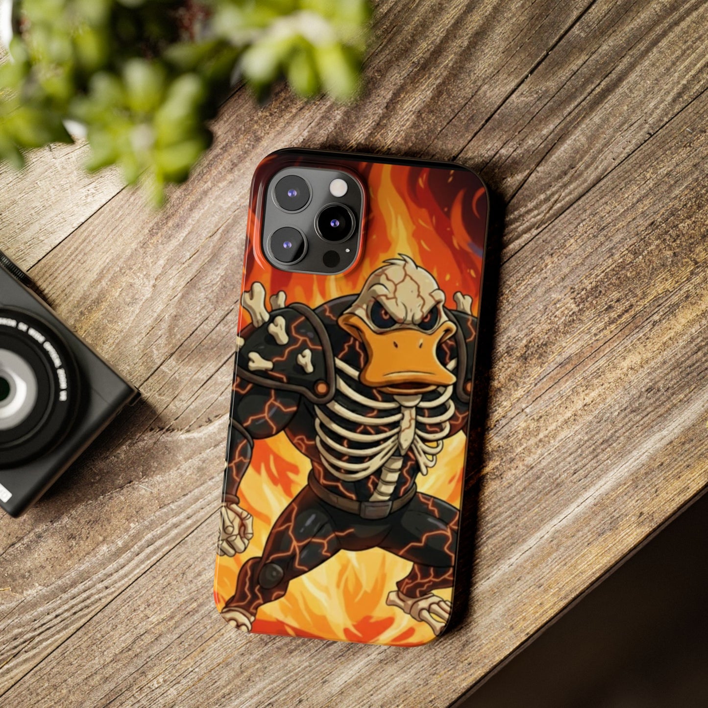 Halloween Agent Quacks Series Slim Phone Cases - Skeleton Quacks Design