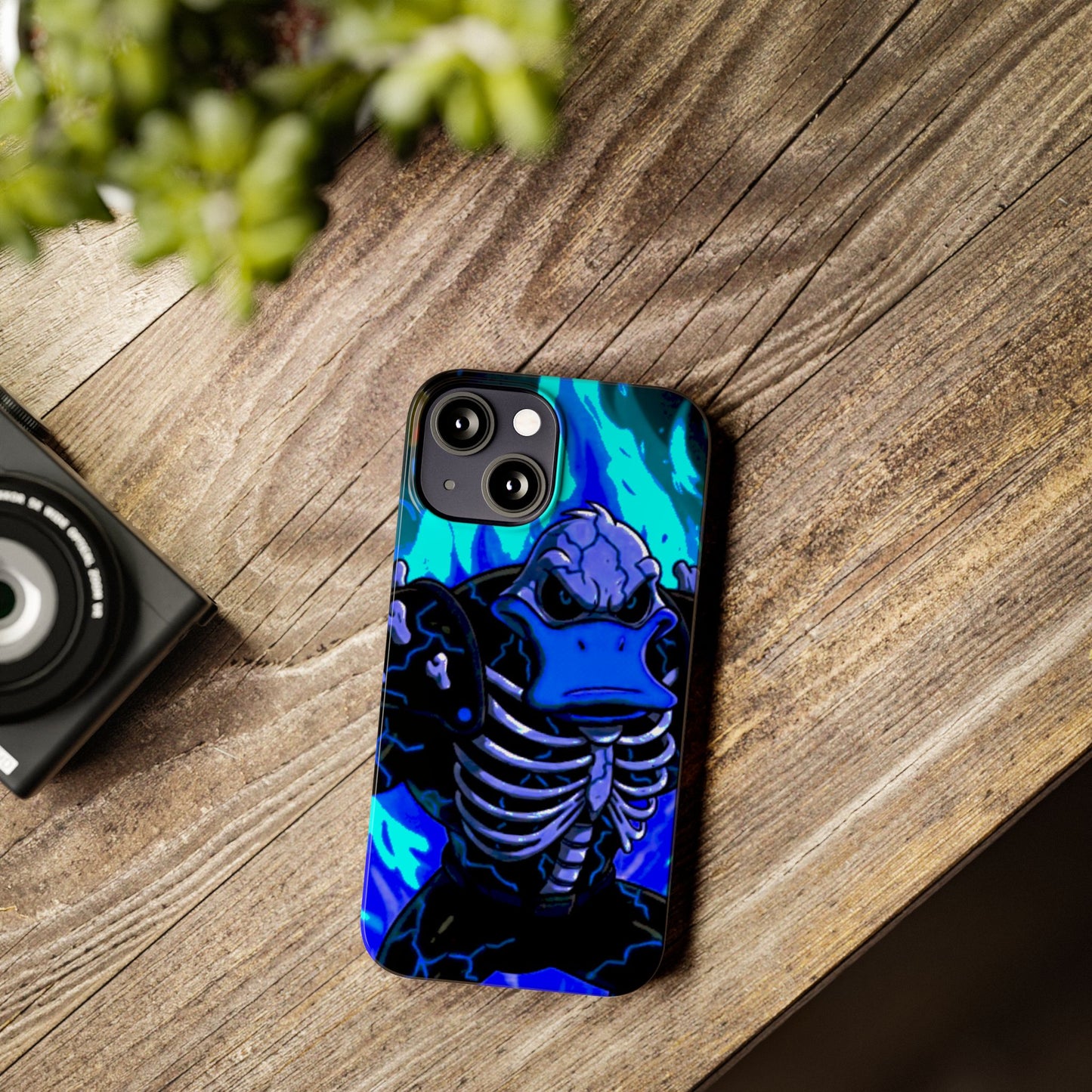 Halloween Agent Quacks Series Slim Phone Cases - Skeleton Quacks Design