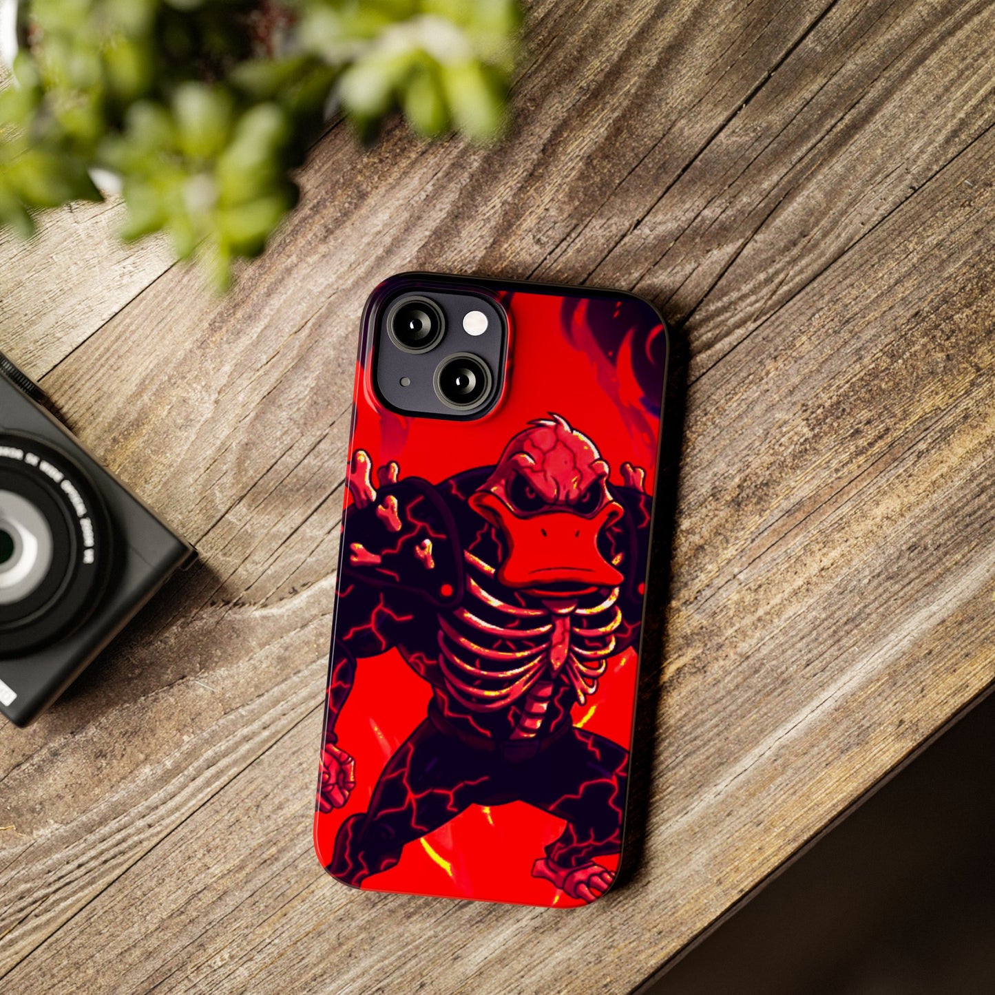 Halloween Agent Quacks Series Slim Phone Cases - Skeleton Quacks Design